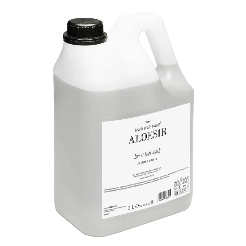 Bagnodoccia e shampoo, tanica 5 L per dispenser - Aloesir