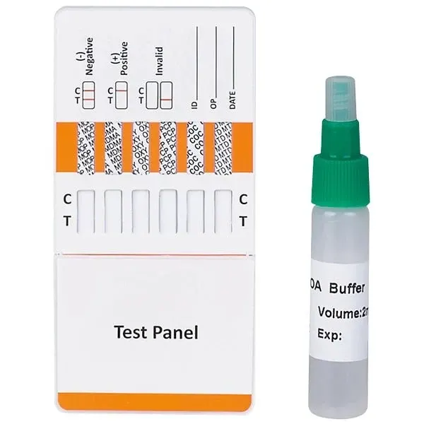 Cleartest Multi Drug Wischtest 12-fach Drogenkombination, Testplatte
