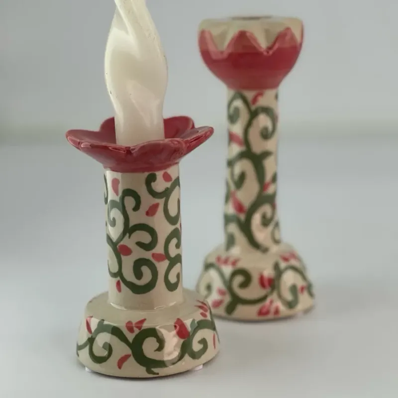 Kerzenständer - Handbemalt - Miljøgården
