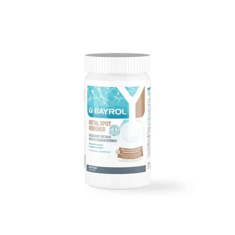 BAYROL Metal Spot Remover 0,8KG Entfernt effektiv Rostflecken & Metallrückstände | Flasche (800 g)
