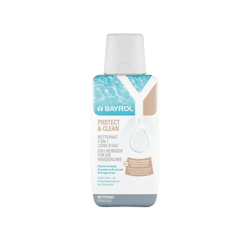 BAYROL Protect & Clean 350 ml Wasserlinie während der Saison, ganz ohne Salzsäure | Flasche (350 ml)
