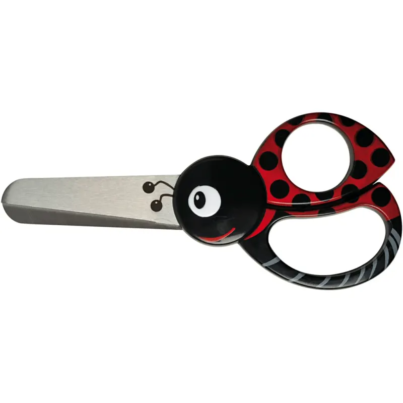 Fiskars Kids Animal Scissors, Ladybird, L: 13 cm