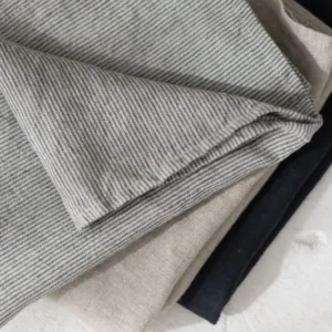 Stonewashed Linen Kitchen Tea Towels Set of 3; 2 Plain + 1 Pattern Epic Linen