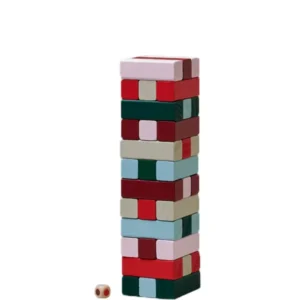 wooden tumbling tower - fancy gambler