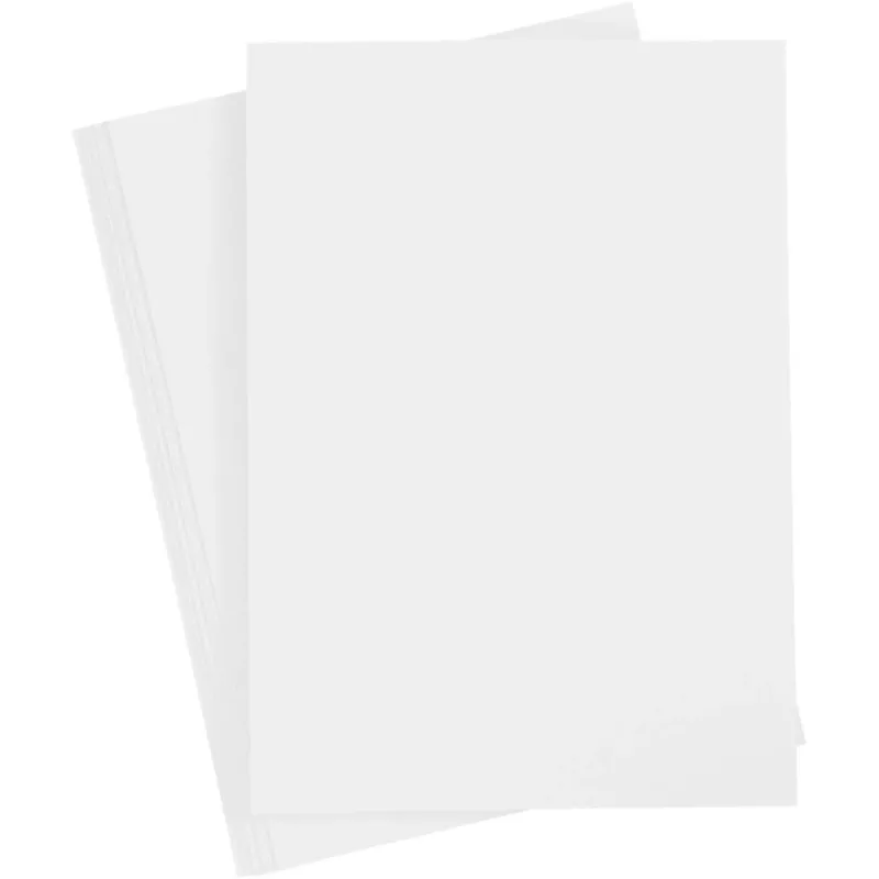 Card, A4, sheet 210x297 mm, 220 g, white, 10 pc