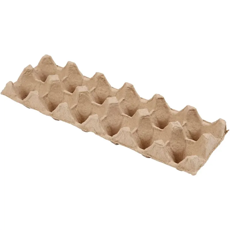 Egg boxes, H: 5 cm, L: 30,5 cm, W: 11 cm