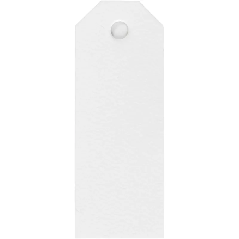 Manila Tags, size 3x8 cm, 220 g, white, 20 pc