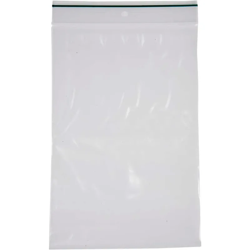 Zip-lock Bag, size 12x18 cm, thickness 0,05 mm, 100 pc