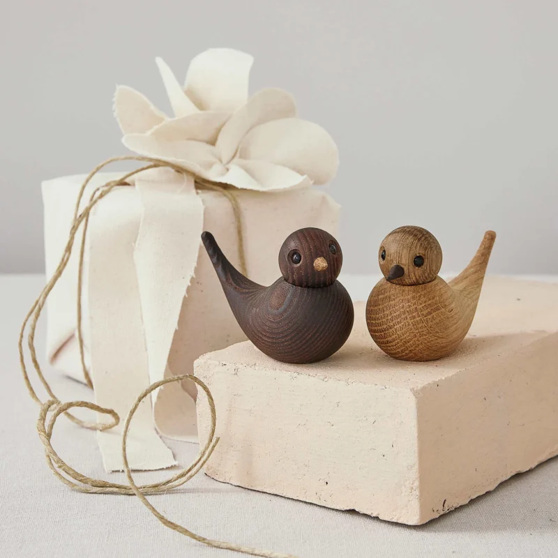 Holzschwalben-Paar Sweeties – Eiche · 7 cm | Spring Copenhagen
