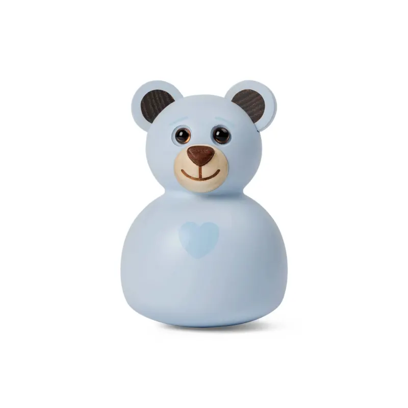 Holz-Teddybär Blue – Buche · 9 cm | Spring Copenhagen