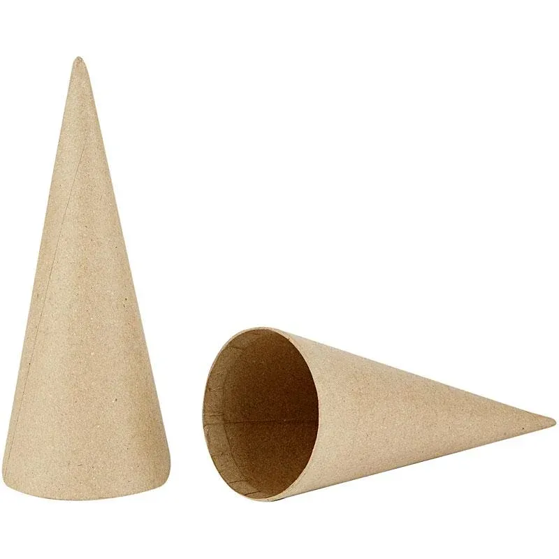 Cone, H: 20 cm, dia. 8 cm, 5 pc