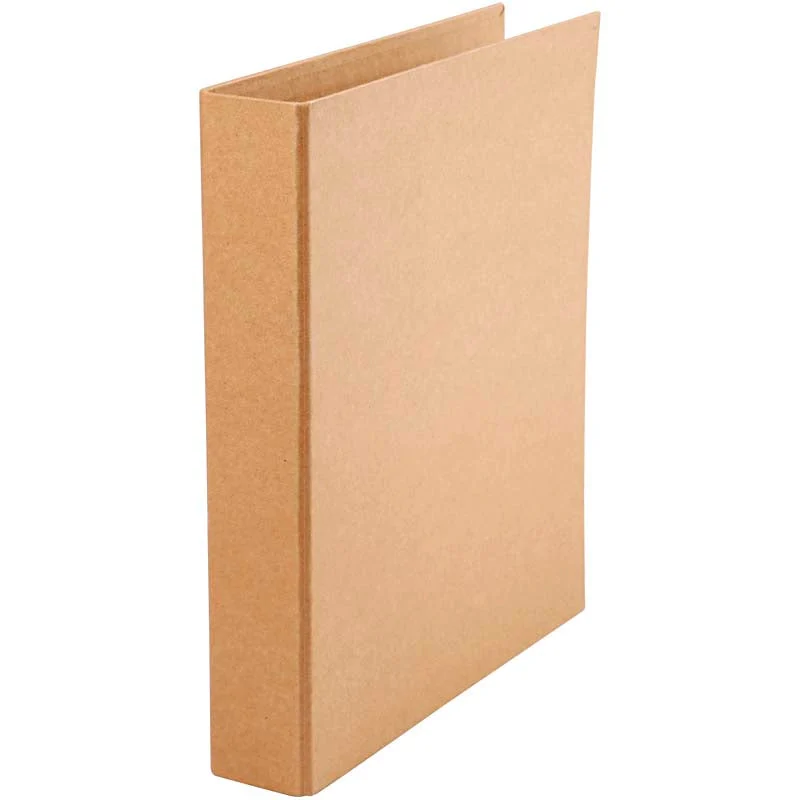 Ring binder, W: 50 mm, size 28x31,5 cm, 2 rings, natural