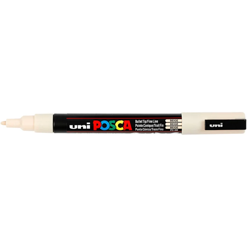 Posca Marker , Nr. PC-3M, Strichstärke 0,9-1,3 mm, fein, Beige, 1 Stk [HOB-274088]