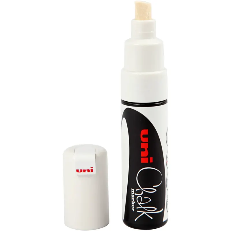 Chalk Pen, line 8 mm, white