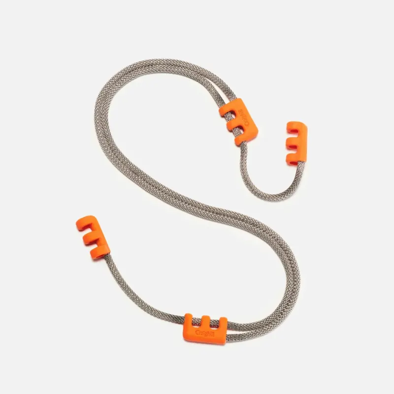 Brillenkette – Orange · Edelstahl · 38 cm | Craighill