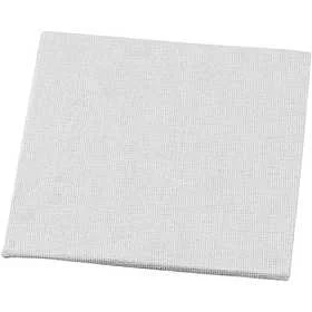 Canvas Panel, white, size 10x10 cm, 280 g