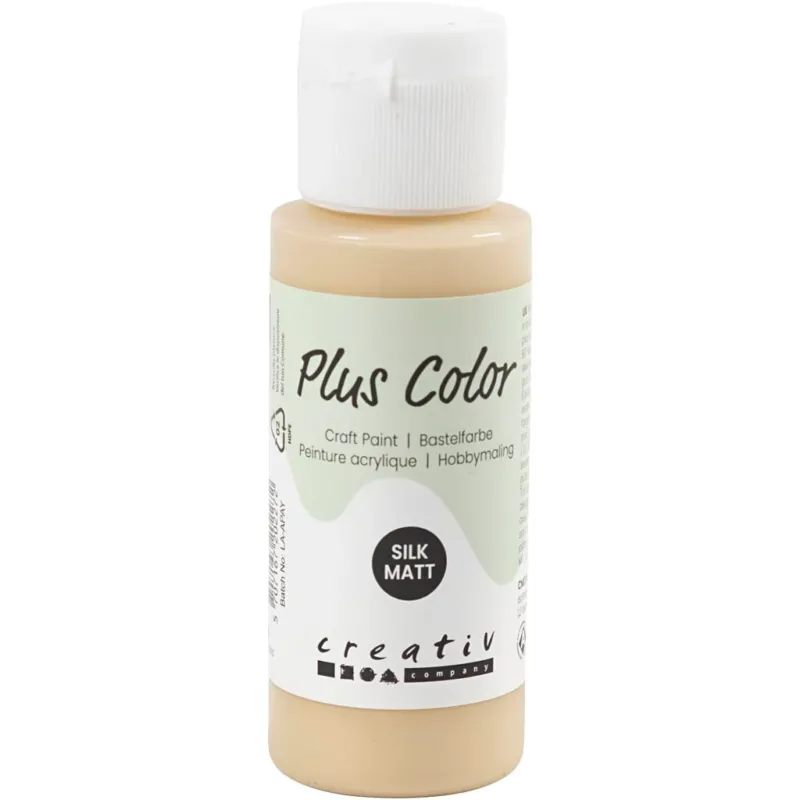 Plus Color Craft Paint, ivory beige, 60 ml/ 1 bottle