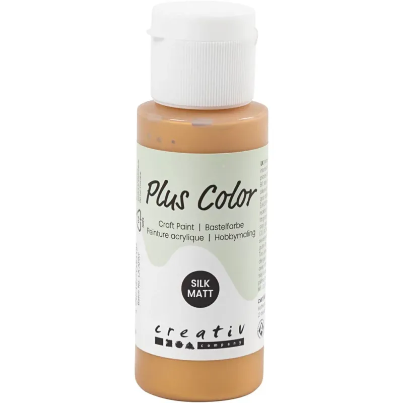 Plus Color Craft Paint, gold, 60 ml/ 1 bottle
