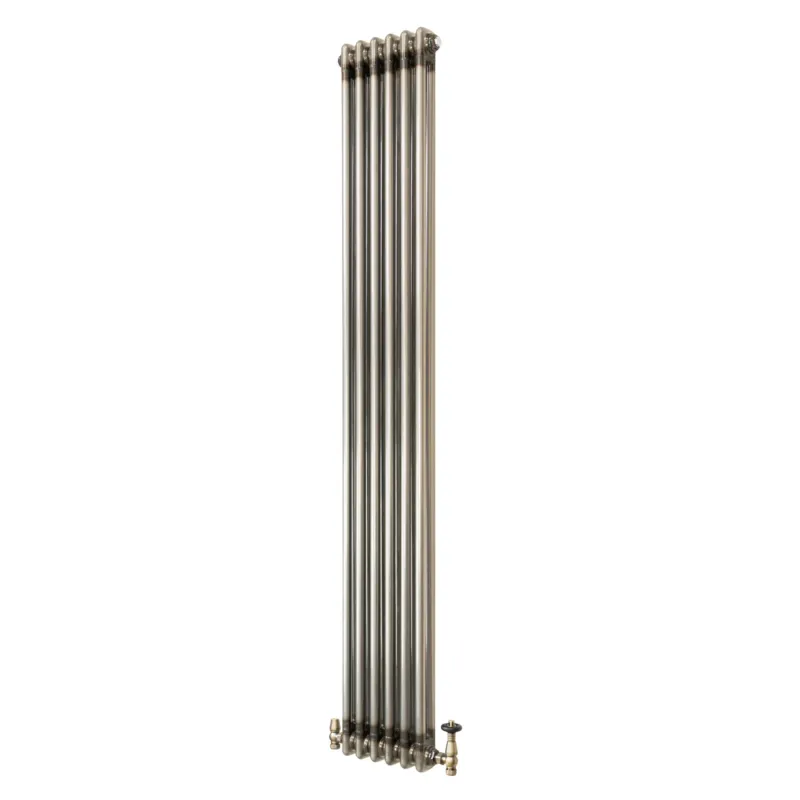 Klassischer 2-Säulen-Heizkörper mit TRV – 1800 x 290 mm - Rohmetall