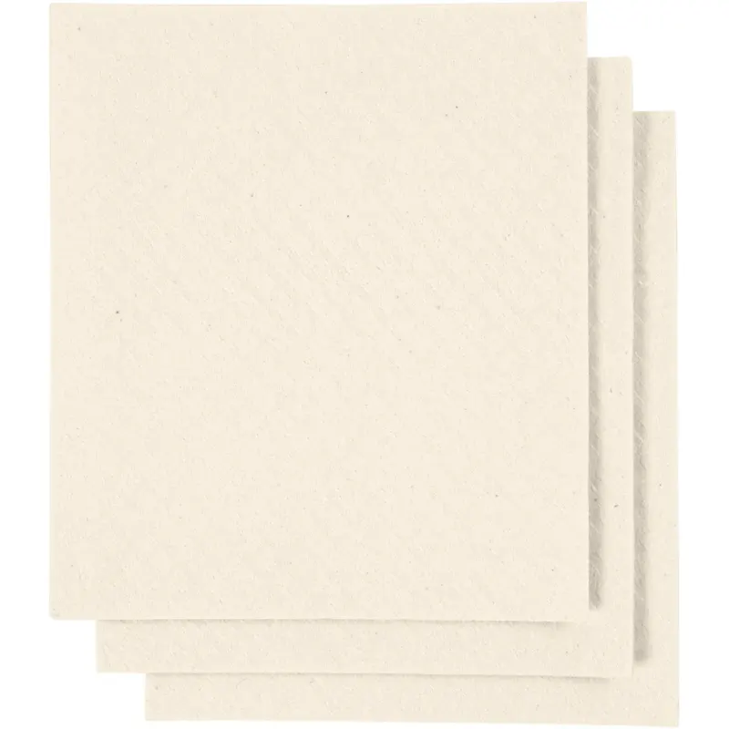 Sponge Cloth, size 17x19,5 cm, off-white