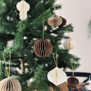Weihnachtsanhänger aus Papier Large - 9 Stück