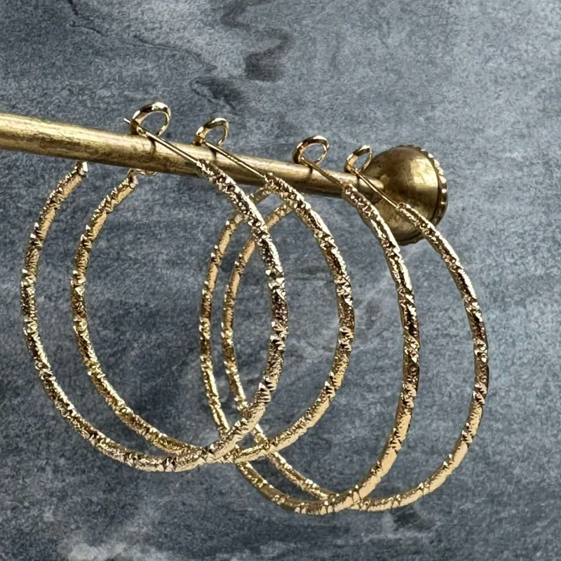 Ohrringe ISADORA Hoops 18K vergoldet