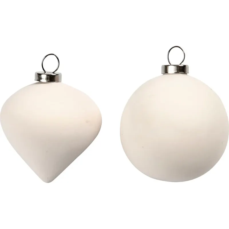 Ornaments, H: 5 cm, 12 pc
