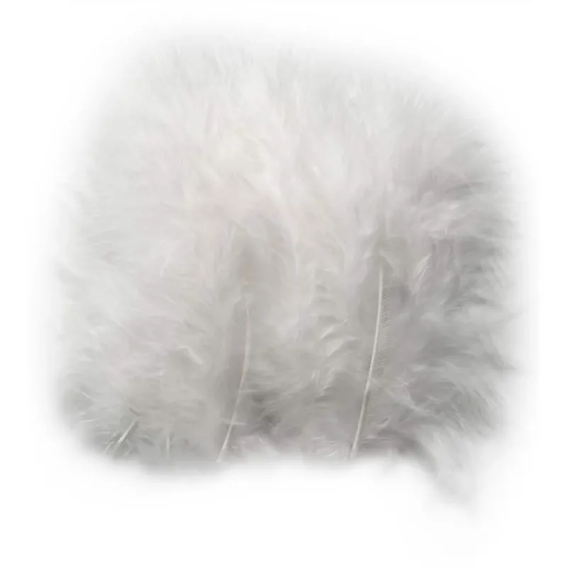 Down, size 5-12 cm, white, 15 pc