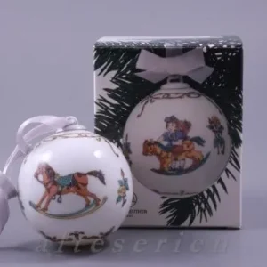 Weihnachtskugel 1986 - Schaukelpferd