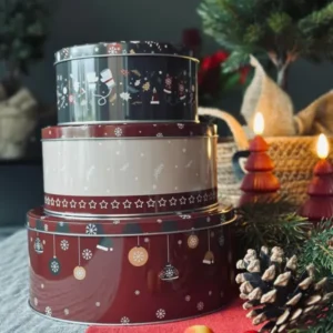Keksdosen Weihnachten - Set aus 3 Stk.