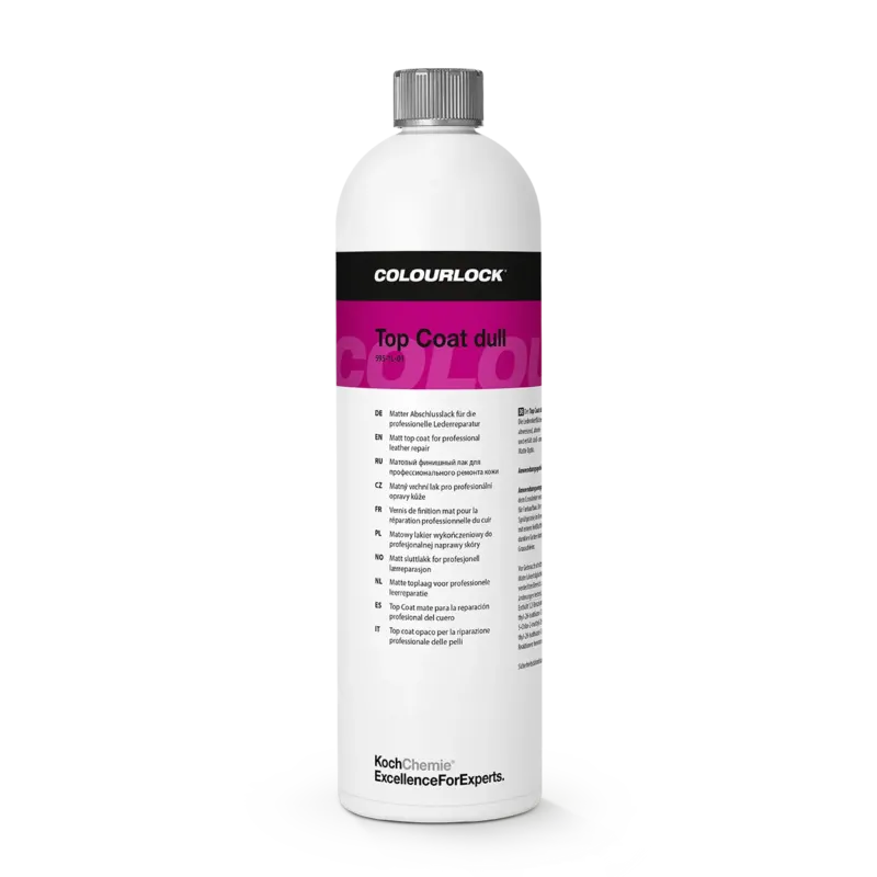 COLOURLOCK "Top Coat" (Dull) Matter Abschlusslack für die professionelle Lederreparatur