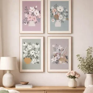 Bild mit Blumen - Mehrere Farben