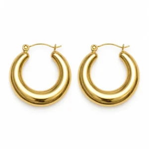 Ohrringe Baby 18K vergoldet Wasserfest