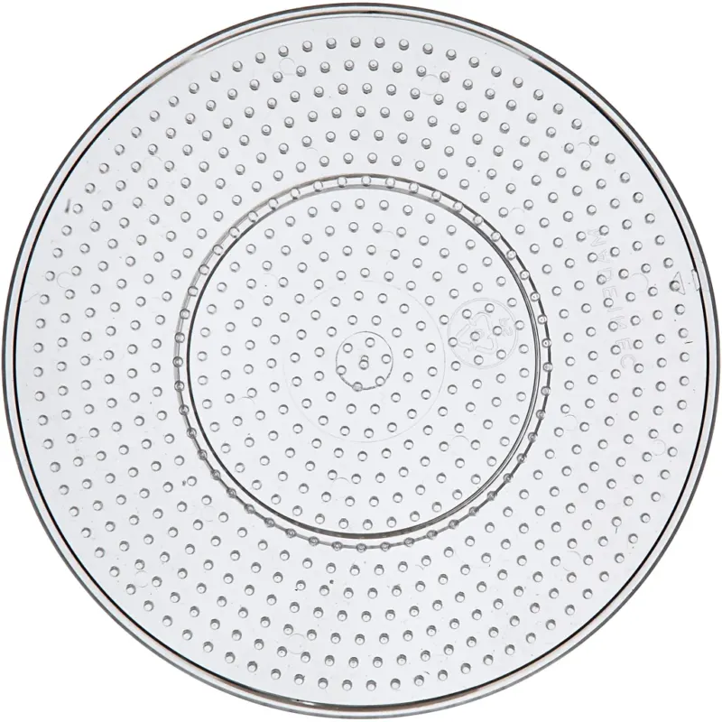 Peg Board, Large round, dia. 15 cm, medium, clear