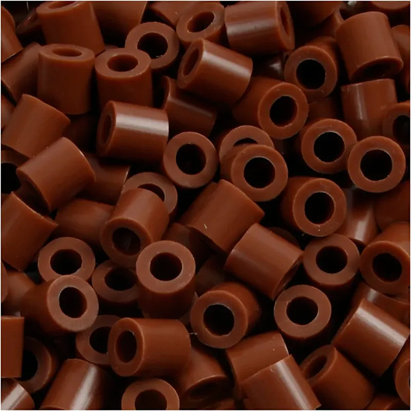 PhotoPearls, size 5x5 mm, hole size 2,5 mm, medium, chocolate (27), 6000 pc