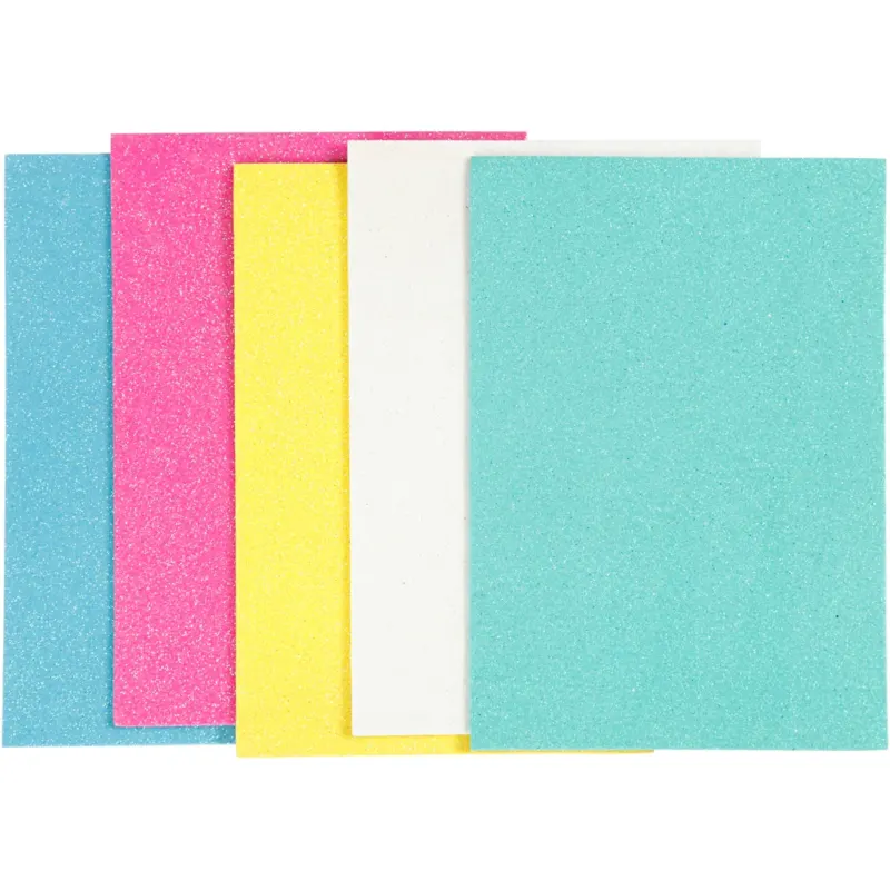 Foam Sheets, A5, sheet 148x210 mm, thickness 2 mm, 5 sheet