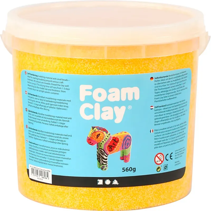 Foam Clay®, yellow, 560 g/ 1 bucket