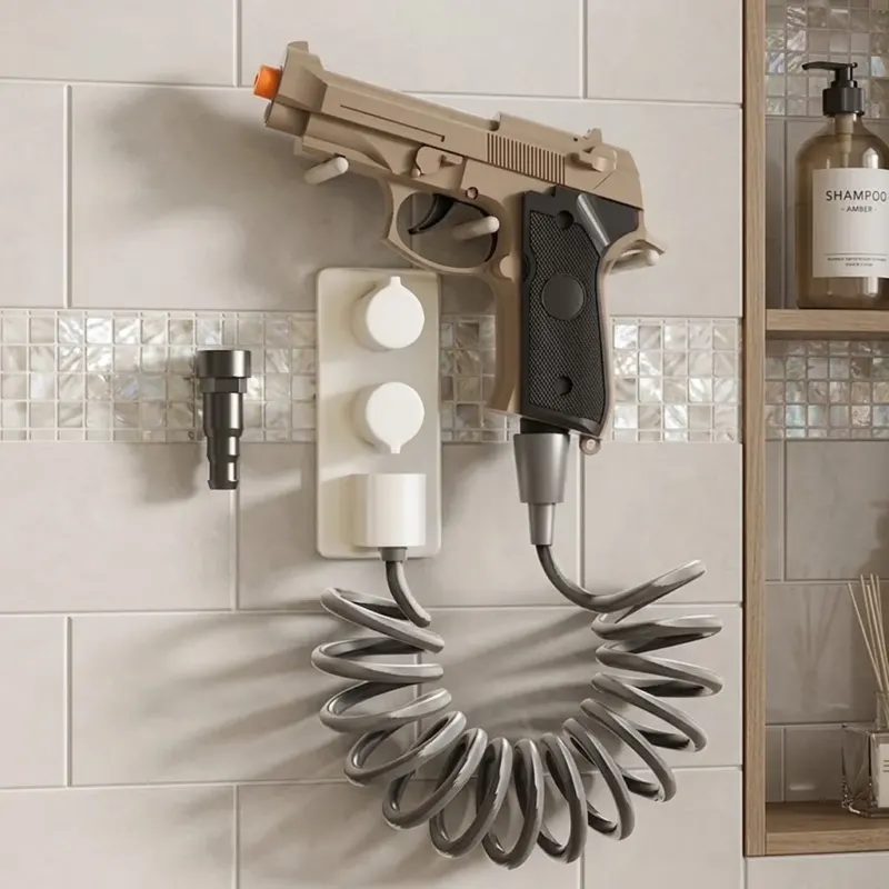 Water Cannon Gun-Shape Handheld Shower Head