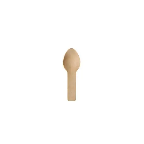 Der PAPSTAR Holz-Löffel "pure" 7,6 cm von PAPSTAR GmbH ist ein umweltfreundlicher Holzlöffel für Fingerfood-ideal für nachhaltige Events; erhältlich als 100 Stück Papptray.