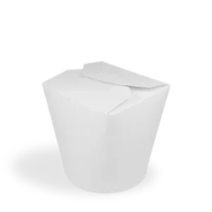 Wok to Go cup Carton 9,4x9,7 cm 26oz 750ml White (500 pcs)