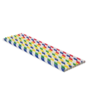 takeaware.nl Rietjes Papieren rietjes kleurenmix 230x6mm BIO
