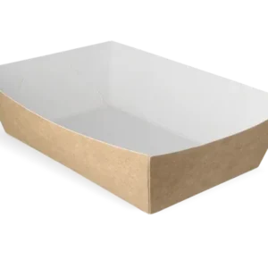 Fries trays A50 kraft/White (400 pcs)