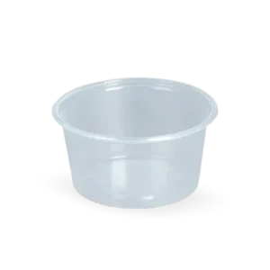 Round container PP 80cc Ø7 cm transparent (1.000 pcs)