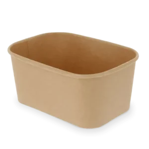 takeaware.nl Maaltijdbakken en schalen Maaltijdbak karton 1000ml Kraft