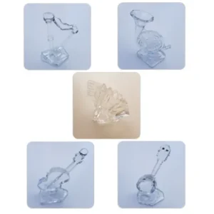 Glasfigur Musikinstrument Kristallglas klar Geschenk Musiker Hobby Sammeln 13cm