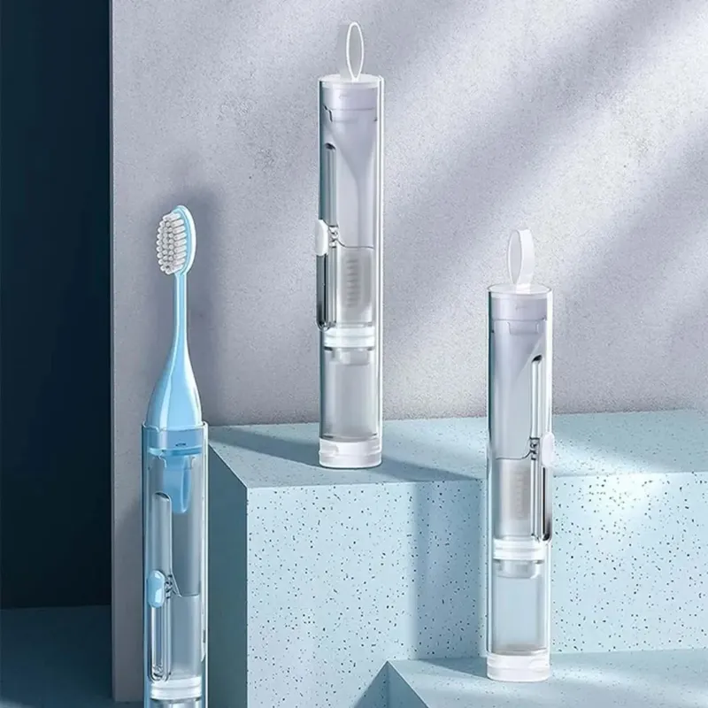 All-in-One Travel-Friendly Toothpaste Dispenser Toothbrush - Image 0