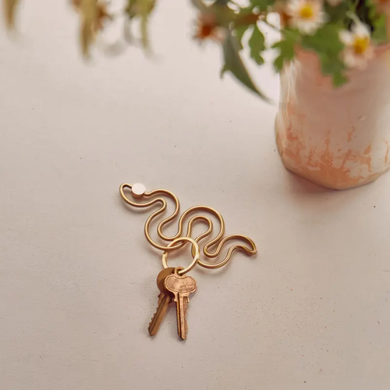 ANIMAL KEY RING | SCHLÜSSELANHÄNGER SCHLANGE | Karl Zahn | Areaware