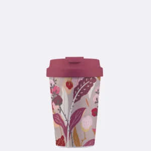 Nachhaltiger Kaffeebecher to go - bioloco plant easy cup - 350 ml - wild flowers - Blumenmuster - Pflanze