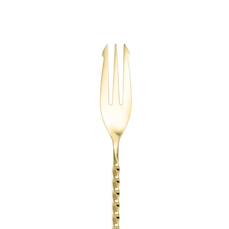 TRIDENT BARSPOON / GOLD-PLATED / 50cm