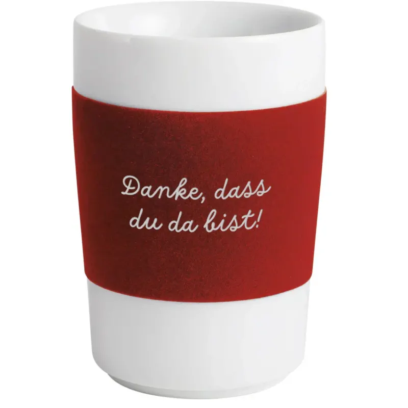 KAHLA touch! Maxi-Becher 0,35 l cherry red individualisiert